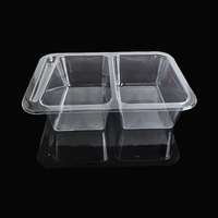 Vente en gros de bol à salade en plastique transparent recyclable de 8 oz 12 oz 16 oz 20 oz