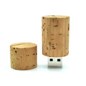 Regali aziendali all'ingrosso tappo vino legno Usb3.0 Pendrive 6gb 32gb 64gb chiavetta Usb 3.0 16gb Flash Memory Drive