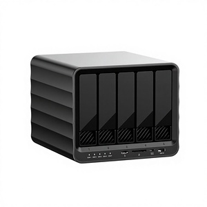 Baie RAID à cinq disques prenant en charge 8 configurations RAID, support de stockage universel pour disques durs 2,5/3,5 pouces, modèle X0244 12V8A - Product Image 1