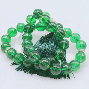 12mm <span class=keywords><strong>33</strong></span> perles chapelet en cristal musulman cadeau islamique gland Bracelet perles de prière pour le Ramadan - Product Image 5