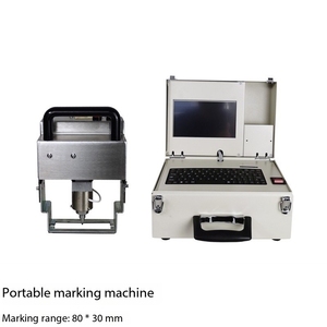 Metal Laser Desktop Mini Portable Marking Machine Metal Name Card ID Card Engraving Machine for Sale - Product Image 1