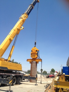 Vibratorio battipalo gru tipo elettrico vibratore martello per bula in acciaio - Product Image 5