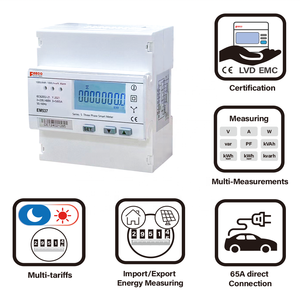 มิเตอร์วัดพลังงานดิจิตอล EM537 3*133/230V 3*230/400V 3 เฟส 4 สาย รองรับ Modbus RTU ความแม่นยำสูงกว่ามาตรฐาน CE EM537 - Product Image 2