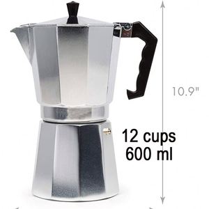 Cafetera Moka de Acero Inoxidable para el Hogar, Espumador de Leche para Café, Cafetera Moka - Product Image 2