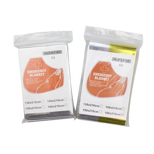 Manta de Emergencia Warmtime 130x210cm, Reflectante de Aluminio, Equipo de Supervivencia para Uso en Exteriores - Product Image 2