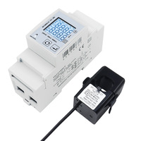 TAIYE TAC2100CT 230V RS485 Output Pulsa/Modbus Layar Digital Kelas Akurasi 1.0 1000imp/kWh Pemasangan Rel Din Meter Fasa Tunggal