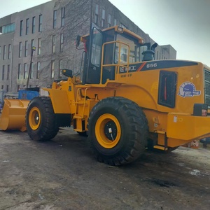 USED LiuGong 856 Wheeled Loader Yellow Hydraulic Closed Cab Construction Equipment - Product Image 6