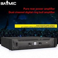 Amplificateur de puissance professionnel AOSHEN X Series X4/X6/X8 bidirectionnel 10000W, puissance pure, métal