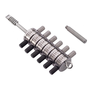 HUK FO21 Premium <strong>Tibbe</strong> 6/8 Cut Locksmith Tools Set Vehicle Keys for <strong>Ford</strong> Jaguar Cars - Product Image 5