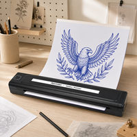Xprinter K82 Premium Printer Tato Portabel A4 Mesin Cetak Thermal Tanpa Tinta untuk Pemula dan Penggemar Tato