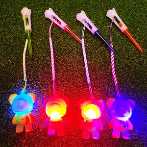 Shiny Ornamental Golf Tee Durable <b>LED</b> Cartoon Pattern Custom Logo 3-1/4 Plastic Bamboo Wood Material 83mm Anti-Loss PASSEN - Product Image 3