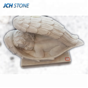 Fabriek Op Maat Gemaakt Wit Marmer Grafsteen Klein Kind Grafsteen Baby Engel Grafsteen Grafsteen - Product Image 1