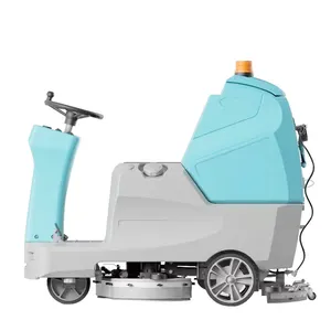 FREE OEM DM-910 Industrial Cleaning Equipment Floor Washing Wet And Dry Sewage Tank Large Ride On Floor Scrubber Drier