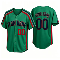 Maßgeschneidertes Baseball-Trikot Charmantes Rosa Grundton mit Orchideen-Streifen OEM POD Individueller Teamname und Nummer Herren-Sportbekleidung