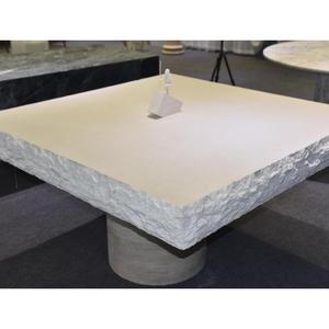 Pietra di SH pietra naturale sala da pranzo <span class=keywords><strong>mobili</strong></span> semplice bianco pietra calcarea tavolo da pranzo quadrato bianco pietra calcarea tavolo da pranzo - Product Image 1