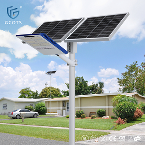 ไฟถนนโซลาร์เซลล์ GCOTS สำหรับภายนอกอาคาร กันน้ำ 60W 80W 120W แบบ All-in-Two ดีไซน์โลหะเพื่อการส่องสว่างบนถนนอย่างยั่งยืน รุ่น SL-XG Split T - Product Image 5