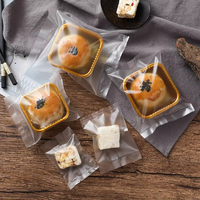 Thermoscellage personnalisé conception taille en plastique OPP sacs d'emballage petit sac pour boulangerie alimentaire cookie mooncake bonbons emballage stockage