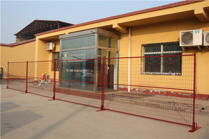 Màu đỏ bột màu tráng dây và ống với nhau hàn hàng rào tạm thời - Product Image 2