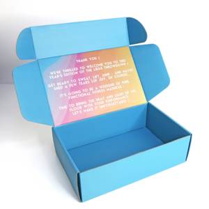 Caja de envío ecológica, caja de correo, embalaje corrugado personalizado para comercio electrónico sostenible y envíos comerciales - Product Image 1