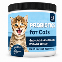 Suplemento Probiótico PetViva para Gatos, Salud Intestinal, Articular y del Pelaje, Refuerzo Inmunológico, 120 Porciones, Venta al Por Mayor, Fabricante OEM