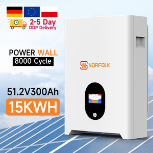 Système de Batteries <span class=keywords><strong>LiFePO4</strong></span> de Stockage d'Énergie Domestique Powerwall 15 kWh 51,2 V, Batteries au Lithium 48 V 200 Ah, 48 V 280 Ah, 300 Ah, 314 Ah - Product Image 1