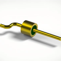 Connecteur de passage de câble RF étanche CYDW2016-0.5-1.5, joint en verre et métal, plaqué or, Kovar 4J29, broches étanches