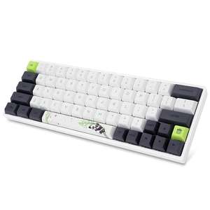 Personnalisation en gros thème Panda <span class=keywords><strong>SK61</strong></span> rétro-éclairé 61 touches clavier de jeu mécanique - Product Image 1