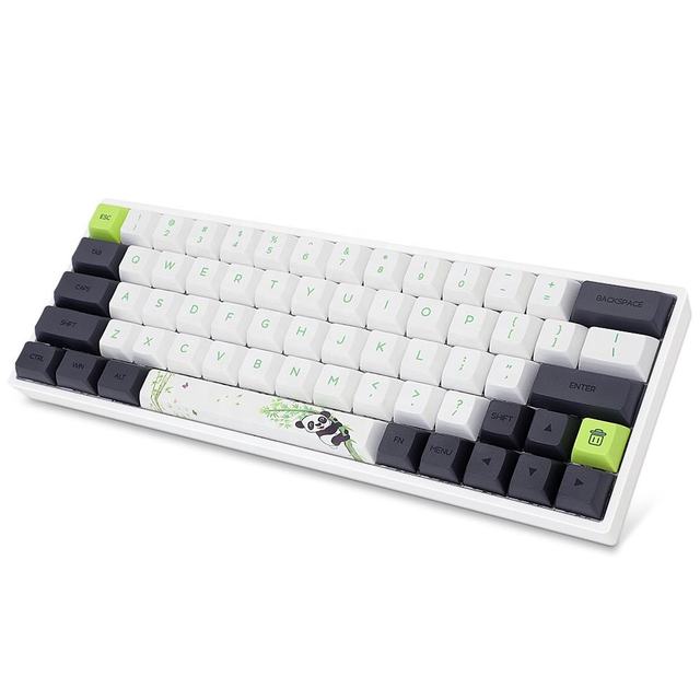 Customization Wholesale Panda Theme SK61 Backlit 61 Keys Mechanical Gaming Keyboard