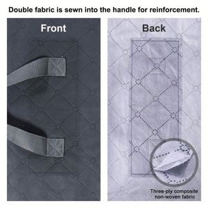 Paquete de 3 Bolsas Organizadoras de Almacenamiento Debajo de la Cama, Resistentes, de Tela No Tejida, Plegables, de Gran Capacidad, para Ropa de Cama y Ropa en el Dormitorio - Product Image 5