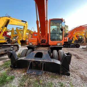 รถขุดไฮดรอลิกแบบมีล้อ DOOSAN DH210W-7 มือสอง ปี 2022 เครื่องยนต์เดิม เหมาะสำหรับผู้รับเหมา บริษัทให้เช่า และธุรกิจก่อสร้าง - Product Image 6