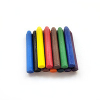 Crayones de Cera para Dibujo Artístico No. 66, Ecológicos, No Tóxicos, con Certificación CE, Juego de 12 Colores en Caja, para Niños