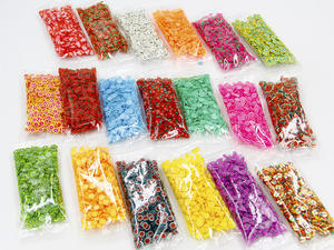 Bolsas de 10g de Rodajas de Arcilla Polimérica con Forma de Fruta de 5mm, Uva, Sandía, Fresa, <span class=keywords><strong>Kiwi</strong></span>, Varios Accesorios de Arcilla Polimérica para Manualidades - Product Image 2