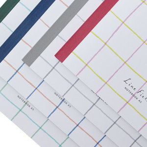 Cahier de Composition de campus A5 B5 Comp Book 5 <span class=keywords><strong>mm</strong></span> ligné 38 feuilles cahier de Journal de grille scolaire pour la prise de notes d'étude de travail - Product Image 3