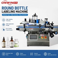 Machine d'étiquetage de bouteilles rondes directement de l'usine |   Étiqueteuse automatique économique |   Personnalisation/OEM/ODM pris en charge