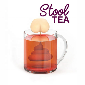 Food Grade Schattige Grappige Siliconen Kak Ontwerp Prank <span class=keywords><strong>Ass</strong></span> Vorm Thee Filter Infuser Voor Losse Blad En Kruidenthee - Product Image 2