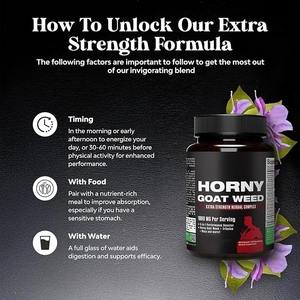 Epimedium/Geile Geitenkruid Extract <span class=keywords><strong>Capsules</strong></span> - 100% Kruiden Voor Libido En Uithoudingsvermogen - Product Image 4