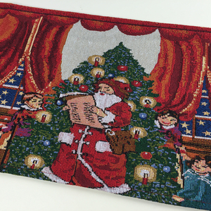 <span class=keywords><strong>Camino</strong></span> <span class=keywords><strong>de</strong></span> <span class=keywords><strong>mesa</strong></span> para vacaciones con diseño <span class=keywords><strong>de</strong></span> árbol <span class=keywords><strong>de</strong></span> Navidad y Papá Noel - Product Image 3