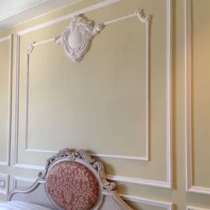 Interni decorativi poliuretano parete ornamenti di ricambio di gesso ornamento