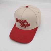 Gorra de Béisbol Bordada Personalizada de Lujo, 5 Paneles, Algodón de Alta Calidad, Dos Tonos, Logotipo 3D en Relieve, Gorras Deportivas para Hombre, Venta al Por Mayor