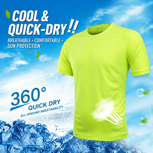 Camisetas personalizadas con logo para correr, de secado rápido, de poliéster, para eventos corporativos, maratones, regalos promocionales. - Product Image 2