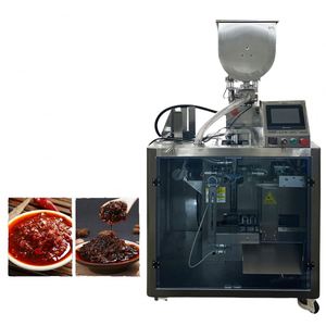 Machine d'emballage de sachets préformés de formes spéciales pour sauce piquante, pâte de caviar, confiture de myrtilles et de fraises, avec fonction de agitation - Product Image 3