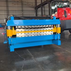 輸出品質基準金属IBR二重層ロール成形機グレージングタイル屋根板成形機 - Product Image 2