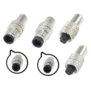 M5 kết nối <span class=keywords><strong>2</strong></span> 3 4 pin cáp Thông tư shielded moldable Nam Nữ Công nghiệp cắm ổ cắm Bảng điều chỉnh gắn kết kết nối không thấm nước - Product Image 3