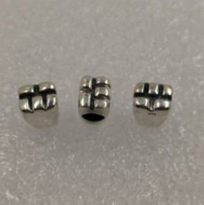 PANKOO Latest Design 925 Sterling Silver <strong>Tooth</strong> Shape Beads Happy Smile <strong>Charm</strong> Pendants with Rhodium Plating Cute Style Gift - Product Image 6
