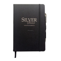Ensemble de carnets de notes en cuir PU A5 personnalisable avec logo Wenshun, 80 feuilles, 160 pages, carnet de notes de bureau professionnel