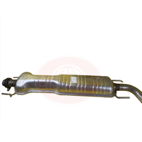 Silencieux central d'échappement en acier galvanisé de remplacement pour Opel Astra G & Zafira A Diesel GM 90581544 (Pièce d'origine) - Vente en gros usine
