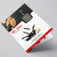 Service d'impression de conception, Flyer personnalisé en gros papier brillant polychrome, livret, brochure, impression de catalogue impression offset