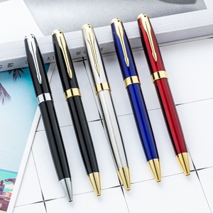 ผู้ผลิตจัดหา<span class=keywords><strong>ป</strong></span>ากกาลูกลื่นแบบหมุนได้ ขนาด 1.0 มม. คุณภาพพรีเมียม หลายสี สำหรับธุรกิจ พิมพ์โลโก้ได้ ใช้เขียนในสำนักงาน - Product Image 1