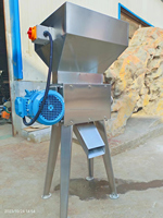 Moulin à malt en acier inoxydable avec rouleau réglable pour le broyage de l'orge, du blé, du malt, la brasserie et le traitement des céréales