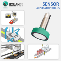 Capteur de niveau de liquide à ultrasons BXUAN M30 24VDC analogique avec commutateur 4-20mA/0-10V NPN/PNP 500MM Distance de détection